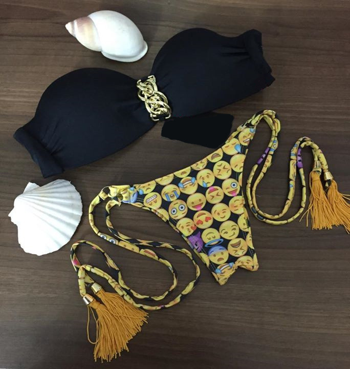 F4487 Two Pieces Brazilian Swimwear
